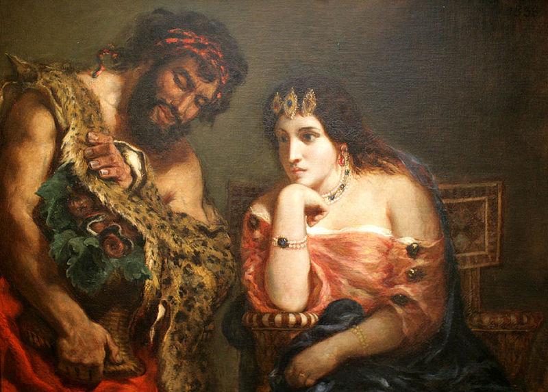 Eugene Delacroix Cleopatra and the Peasant oil painting picture